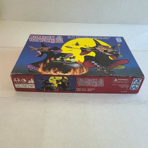 Vintage 1997 Schmid DANCE OF THE WITCHES Board Game By Bjorn Holle Halloween - Picture 2 of 10